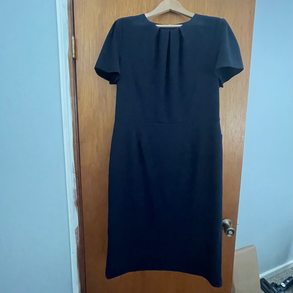 Maggie London Navy Dress